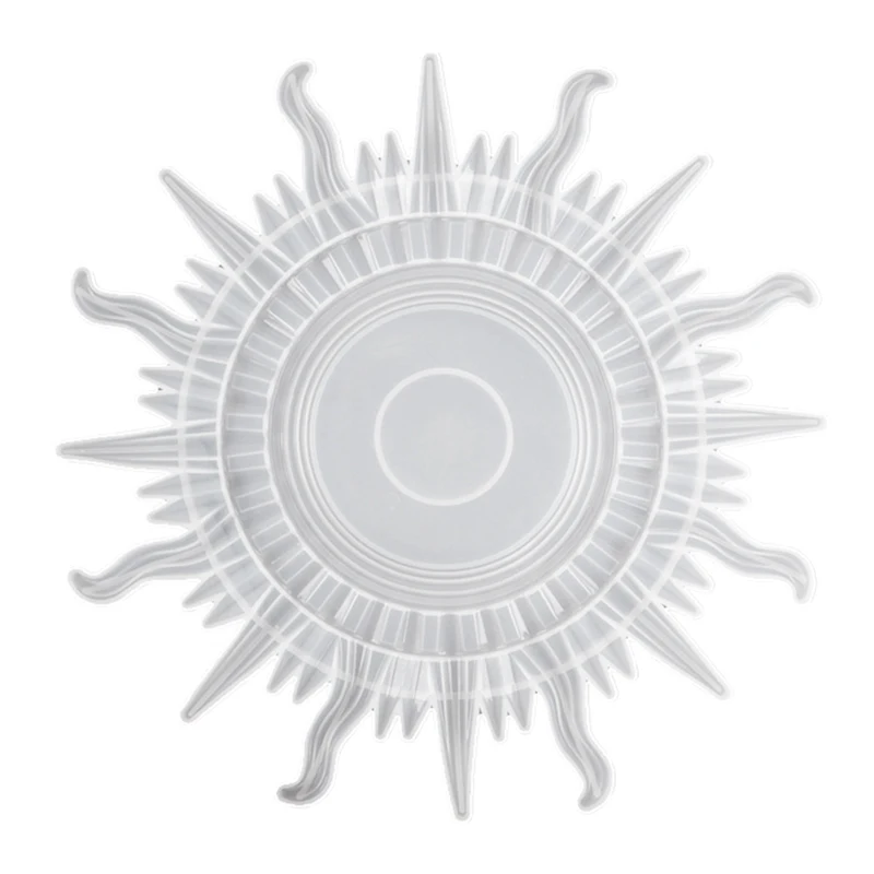 

DIY Epoxy Resin Mold Sun Moon Mirror Wall Decoration Silicone Mold for Sunglasses for DIY Crafts Wall Home Decor