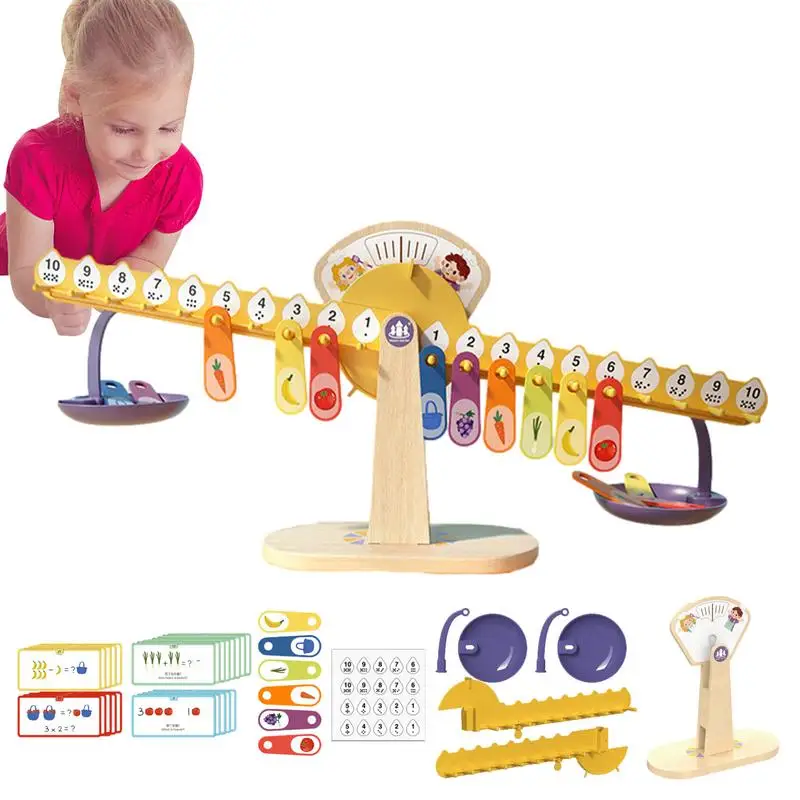 

Kids Balance Scales 61pcs Interactive Balance Toys Creative Kids Toys Funny Kids Games For Education Classroom Birthday Gift