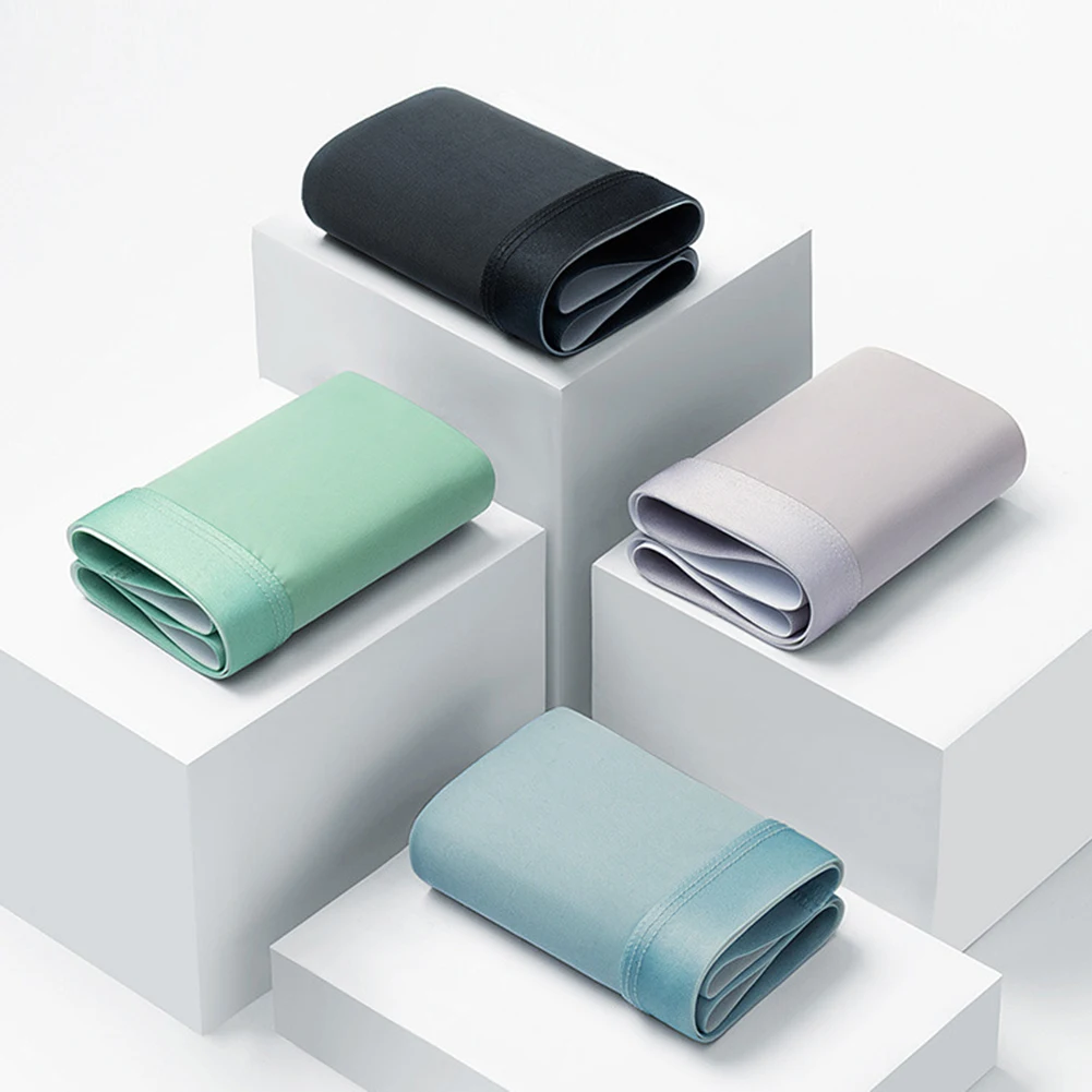 Мужское нижнее белье из ледяного шелка удобное дышащее бесшовное спортивное