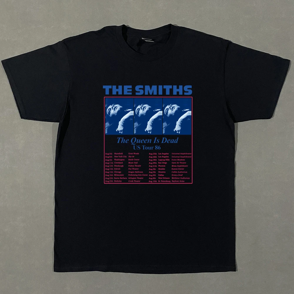 

Fashion The Smiths T Shirt Top English Rock Men Cotton Tees