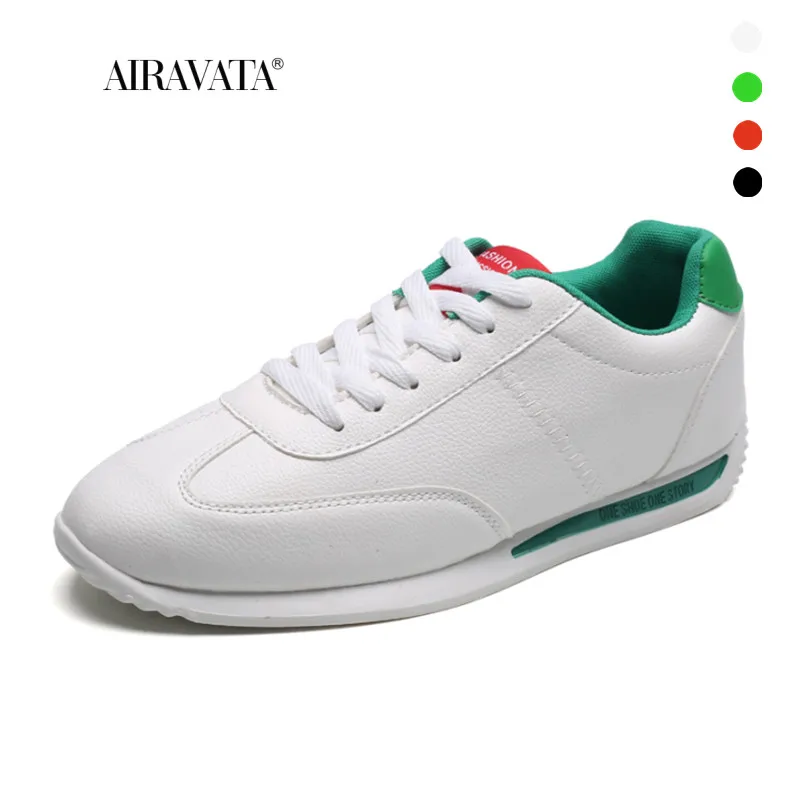 

White Leather Sneakers man Sport Vulcanized Shoes Men Comforthable Spring Sneakers Mens Casual Shoes Fashion School Tennis