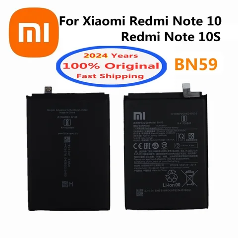 Аккумулятор BN59 для Xiaomi Redmi Note 10/10S, 2024 мАч, 5000
