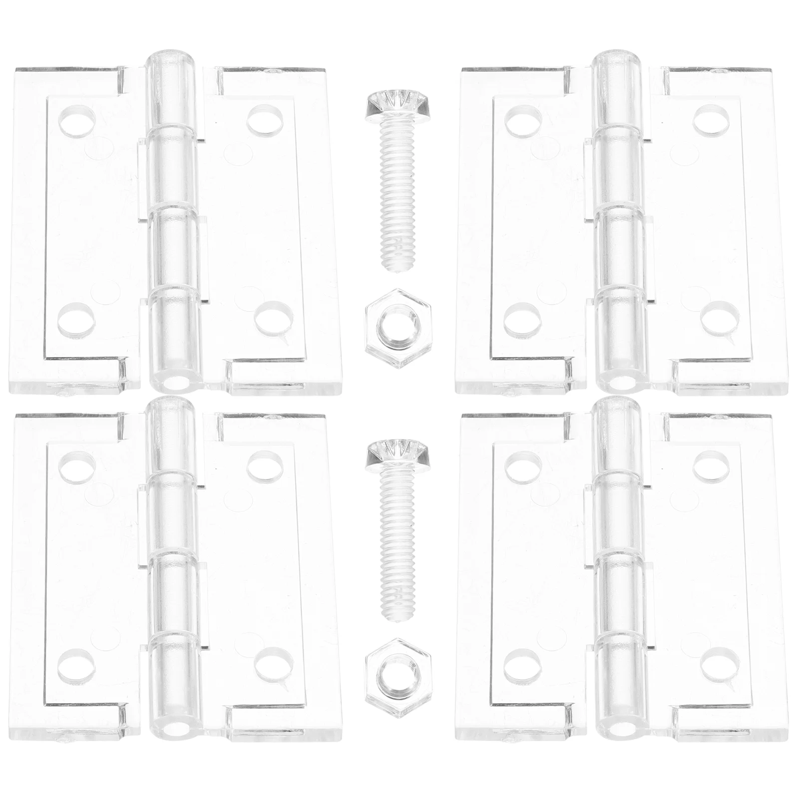 Прозрачные петли для ящика акриловые стеклянного мини-белого непрерывного шкафа