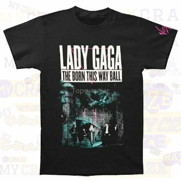 Фото Футболка Lady Gaga The Born This Way Ball Concert Black America Tour №1