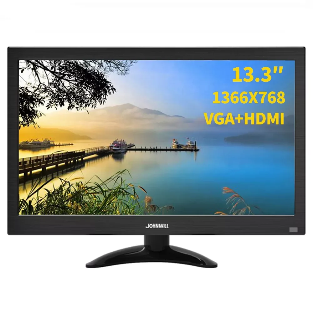 

inch 1366x768 Pc monitor LCD TV Display with HDMI VGA USB AV BNC 12/10.1 inch monitor gamer