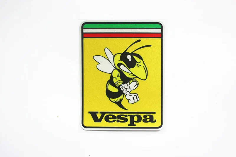 

Автомобильная многослойная Наклейка зол пчела vespa Светоотражающие Водонепроницаемые наклейки специально для автомобилей мотоциклов груз...