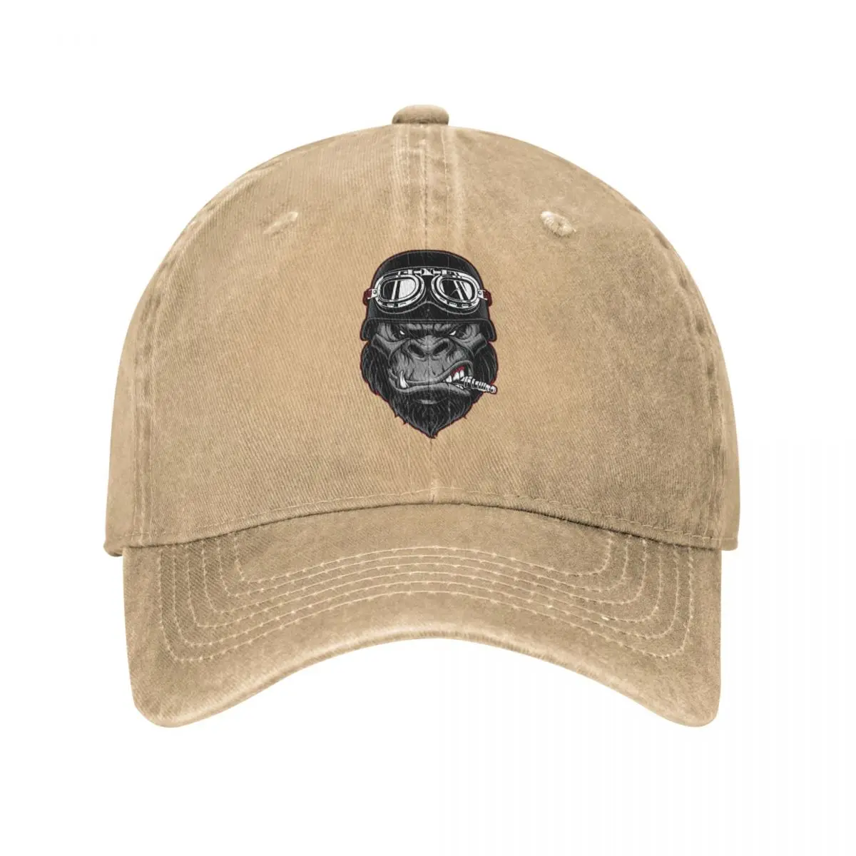 

Gorilla Biker Mascot. Baseball Cap cowboy hat Peaked cap Cowboy Bebop Hats Men and women hats