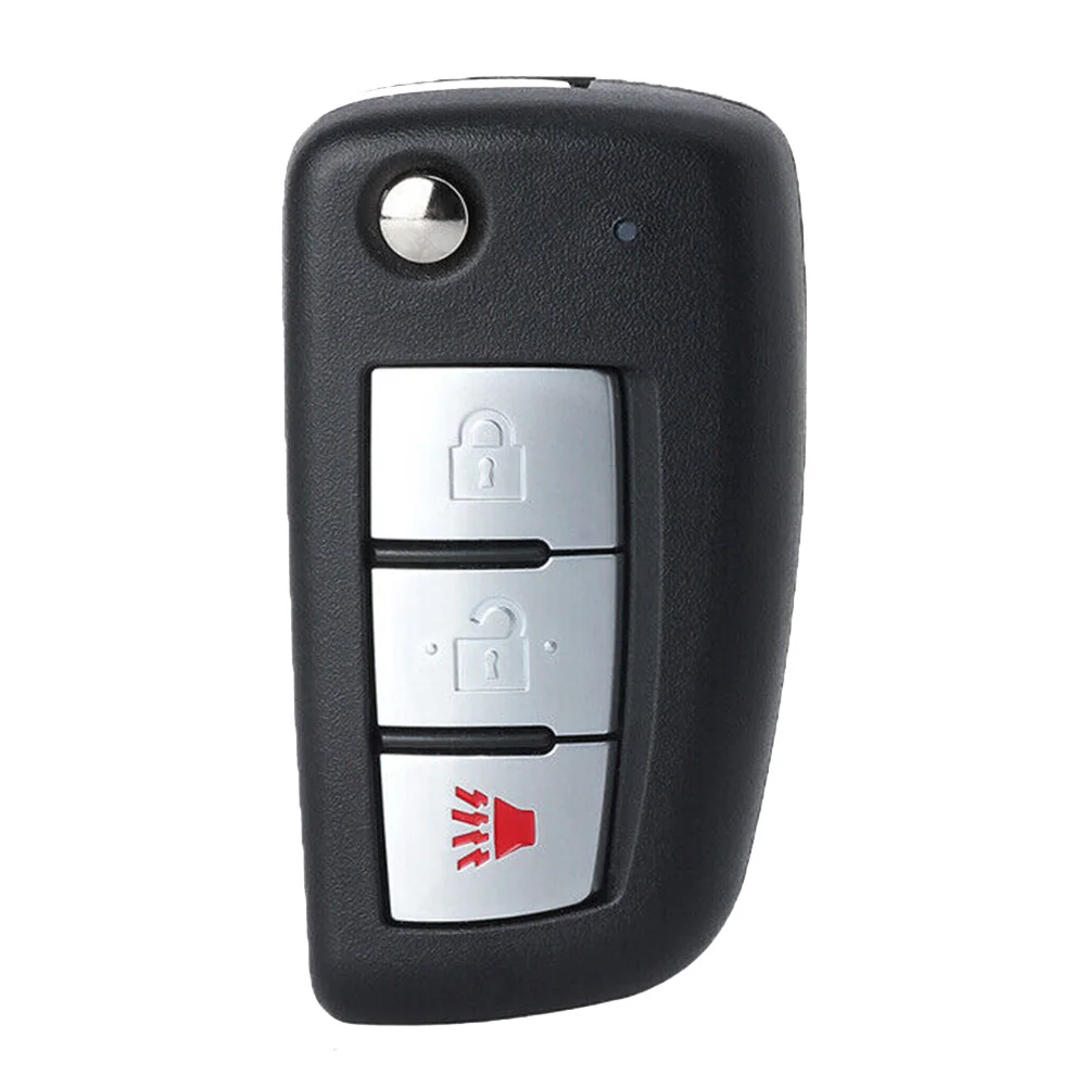 

433MHz 4A Flip Remote Smart Key Fob 3 Button Keyless Entry for NISSAN ROGUE S 2014 2015 2016 2017 2018-2021 CWTWB1G767