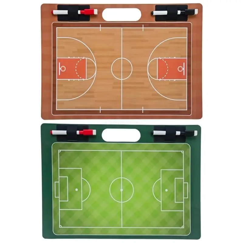 

Football Whiteboard Coaches Markers Board Coaching Board Basketball Dry Erases Board with Whiteboard Markers for Coaches