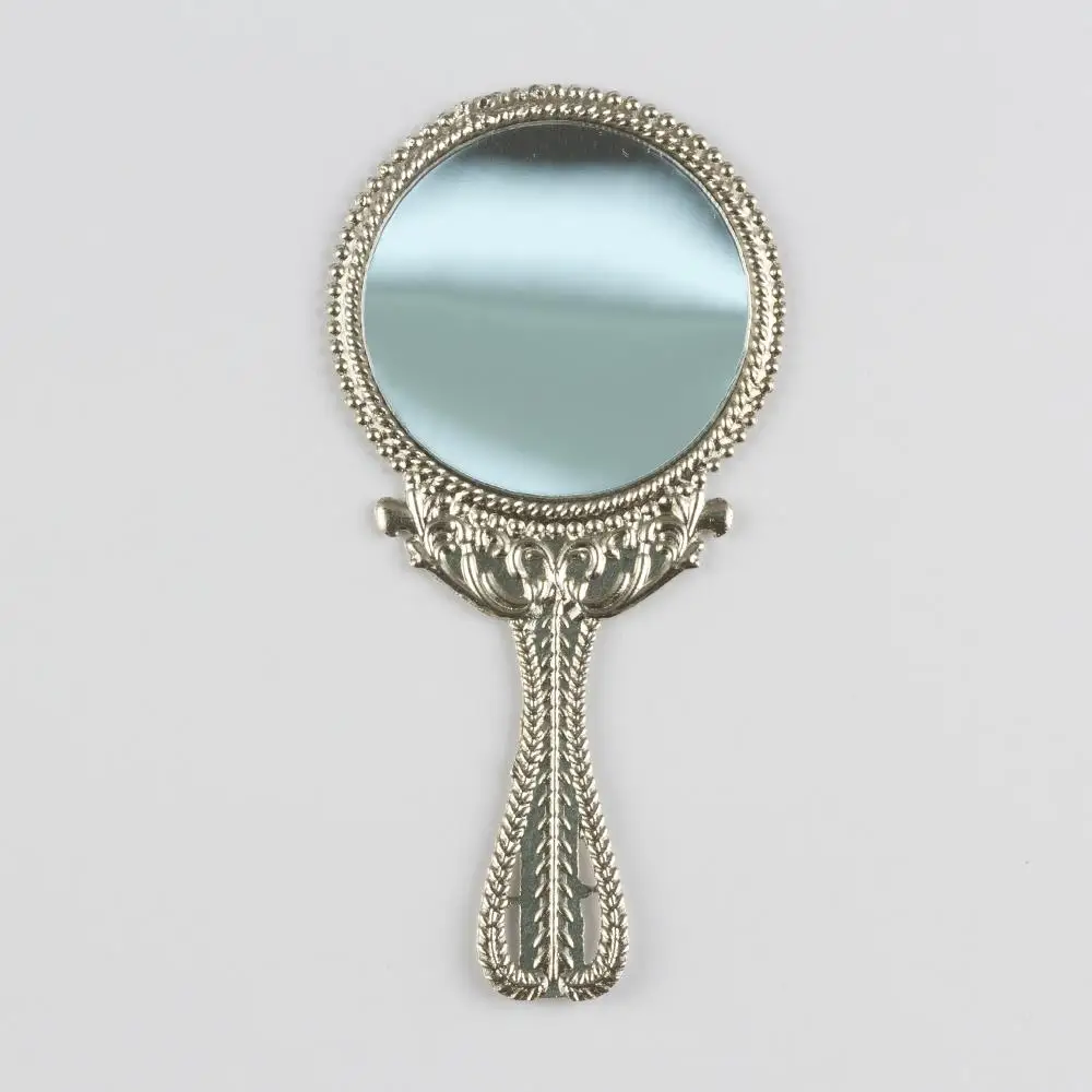 

Round Metal mirror (hand mirror)