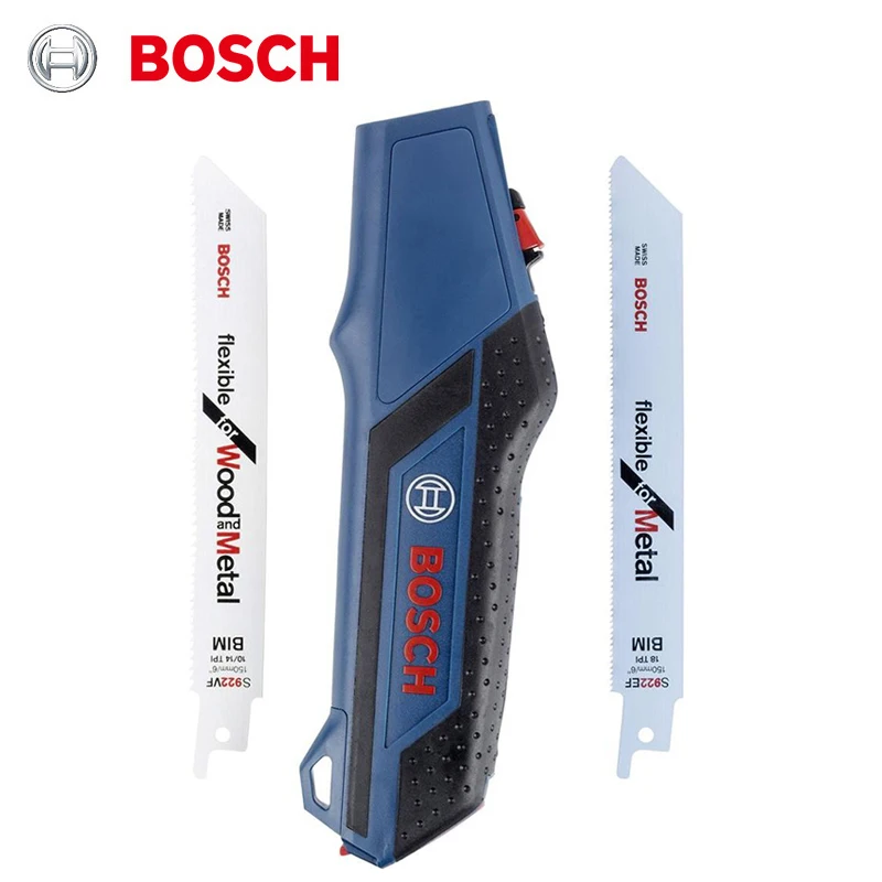Bosch Professional 2608000495 Hand Sawing Set Handle for Recip Saw Blades Including Recip Saw Blades (1 x S 922 EF,1 x S 922 VF)