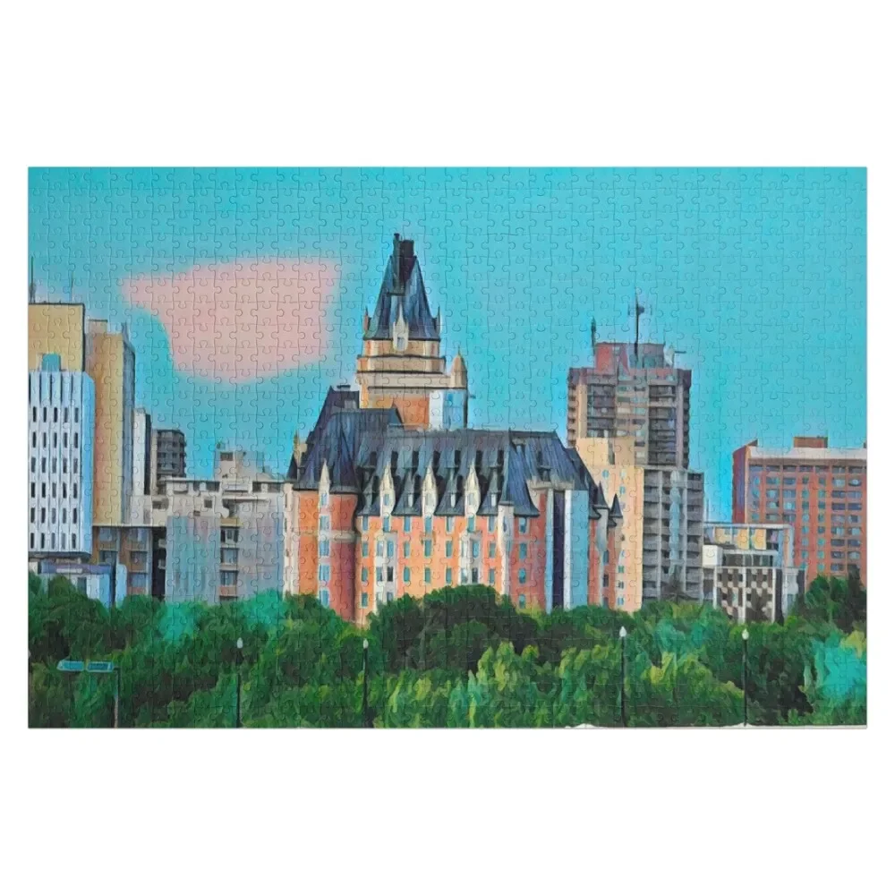Saskatoon Saskatchewan Пазл на заказ Деревянные кусочки пазла Взрослые лес для взрослых