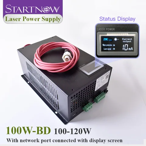 Блок питания для лазерного гравировального станка Startnow 100W-BD с дисплеем, 100 Вт, блок питания