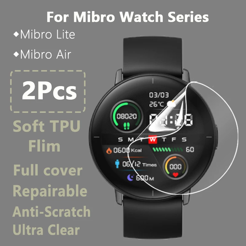 Фото 2 шт., защитная пленка для Xiaomi MiBro Watch A1 X1 Lite Air №1