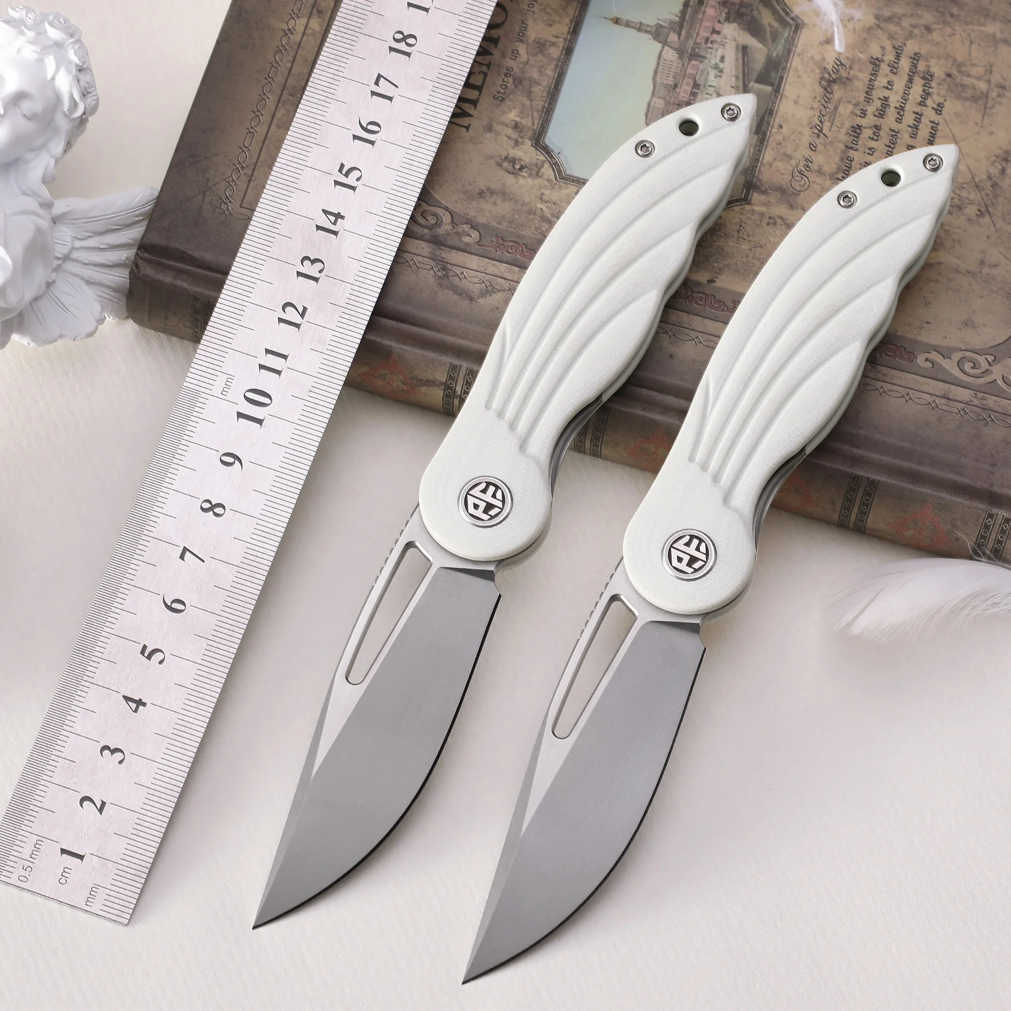 Складной нож карманный складной резец из стали и керамики с шарикоподшипником G10