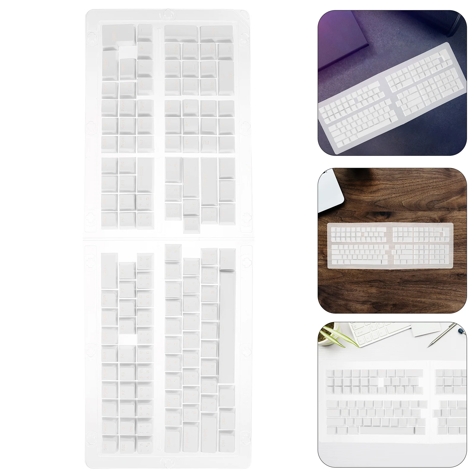 

Universal Mechanical Keyboard Keycap Keys Thai Key For Gaming Keyboard Computer Black Switch Mechanical Keyboard Kit