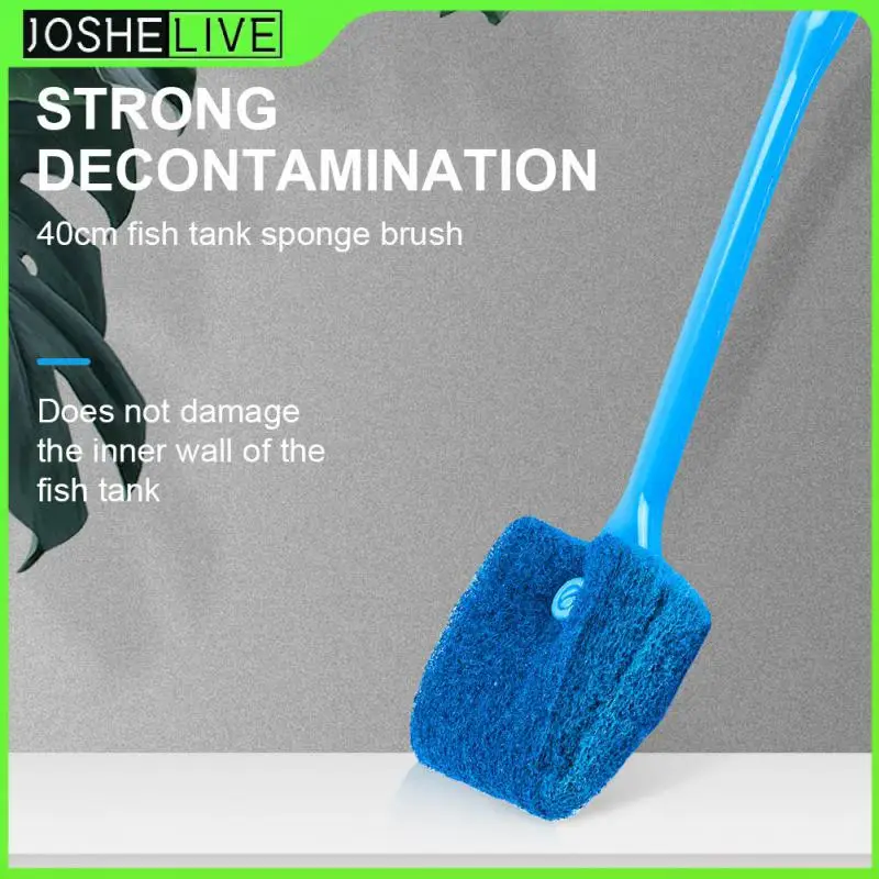 

1PC 2 Head Cleaning Brush Plastic Sponge Aquarium Glass Algae Cleaner Glass Plant Aquarium Fish Tank Aquarium Accessories
