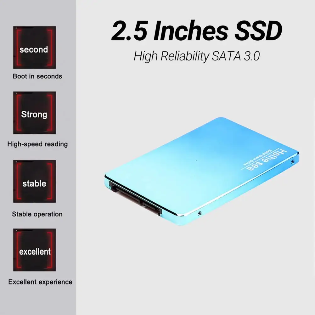 

Hard 60/120/240/256/480/512GB/1TB 2.5 Inches Impact Resistant Quick Boot High Reliability Solid State Disk For Laptop Desktop
