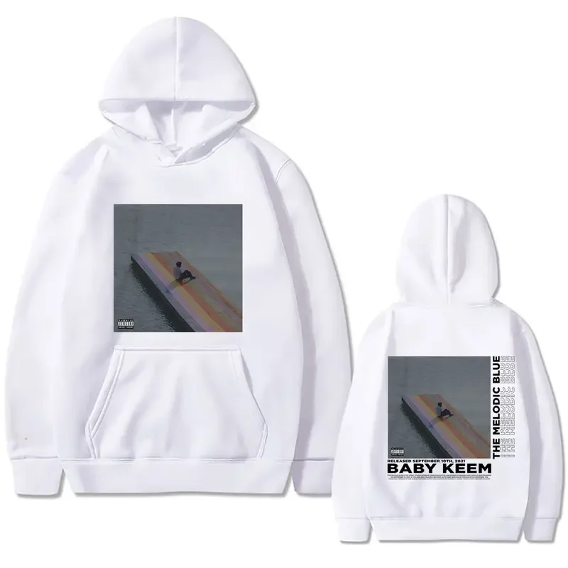 Рэпер Baby Keem The Melodic Blue Graphic Толстовка Мужская толстовка в стиле хип-хоп большого