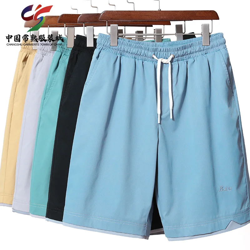 

Коллекция 2023 года, Changshu Baishenghu, летние повседневные шорты для мужчин, мужские цветные шорты большого размера