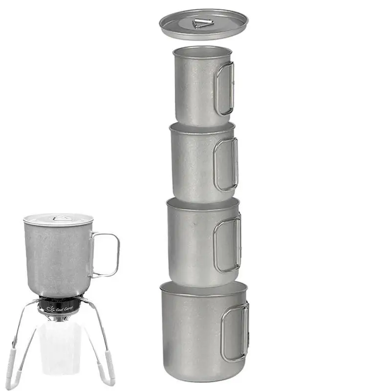 

Imitation Mug 200ml/300ml/400ml/500m Camping Tea Coffee Cup With Lid & Folding Handle Outdoor Lightweight Drinkware