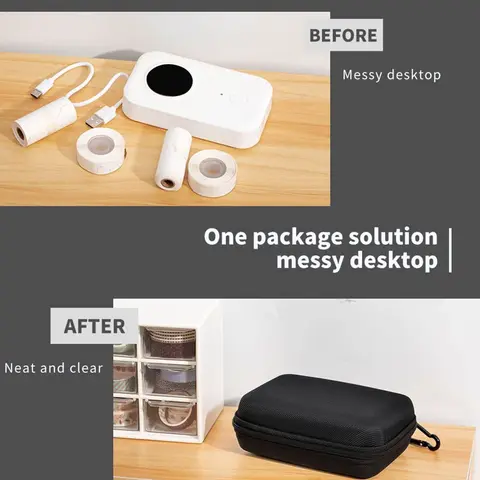 Чехол, совместимый с Phomemo Q30 D30, держатель для принтера этикеток для NIIMBOT D11 D110, сумка-органайзер для изготовления наклеек