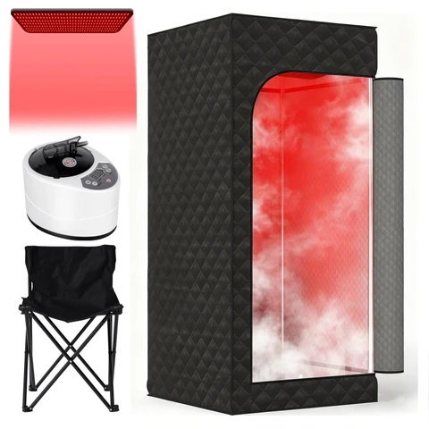 Портативная паровая сауна Steam Sauna с красным светом