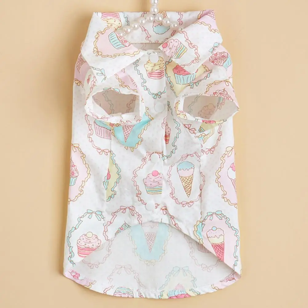 Платье для собаки Стильная летняя одежда с двумя ногами эластичная многоразовая