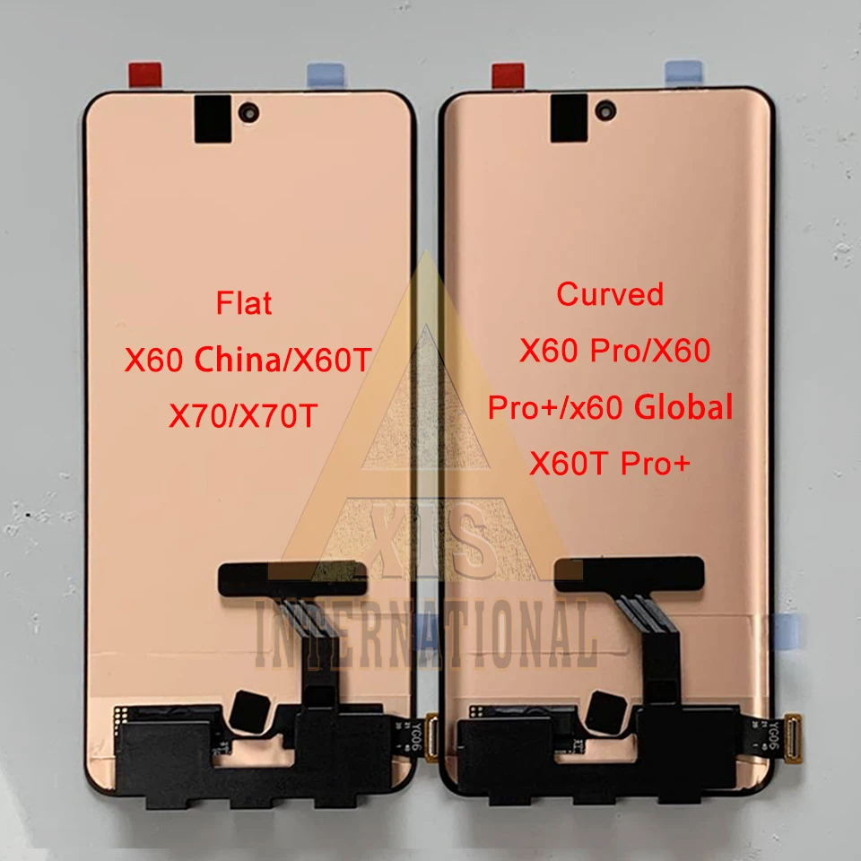 

OLED For Vivo X60 China X60T LCD X70 X70T LCD Display Screen Touch Panel Digitizer For Vivo X60 Pro+ x60 Global X60T Plus Screen