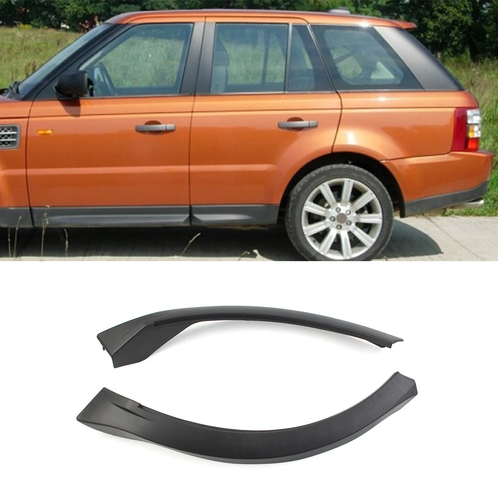 

Car Rear Wide Wheel Arch Fender Flares Trim Eyebrows Mouldings Kit Protector For Land Rover Range Rover Sport 2006-2013