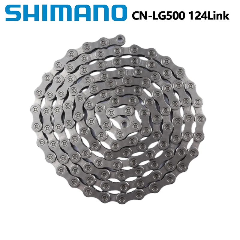 Цепь велосипедная SHIMANO ER8 сигнальная LG500 9/10/11 скоростей цепь для горного и