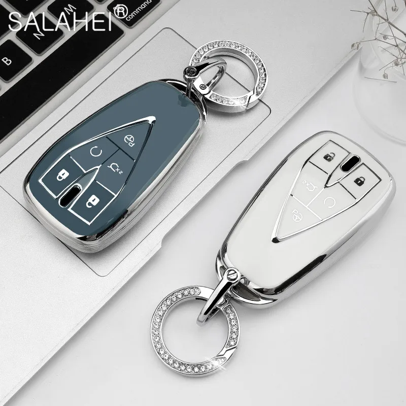 Чехлы для автомобильных ключей из ТПУ, защитный чехол для Changan CS35Plus, CS55Plus, CS75Plus 2019, 2020, 3, 4, 5 кнопок, защитные аксессуары для интерьера Чехлы для автомобильных ключей из ТПУ, защитный чехол для Changan CS35Plus, CS55Plus, CS75Plus 2019, 2020, 3, 4, 5 кнопок, защитные аксессуары для интерьера