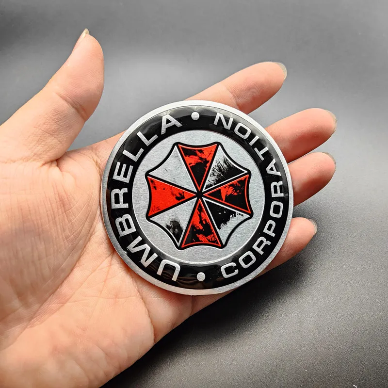 Стайлинг автомобиля 3D наклейки из алюминиевого сплава с эмблемой зонтичной