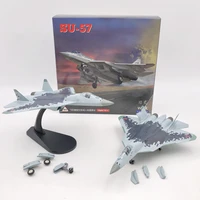 2022 new 1100 russian su 57 fighter stealth aircraft figure model su 35 su 57 plane withbox collection model figurine toys gift