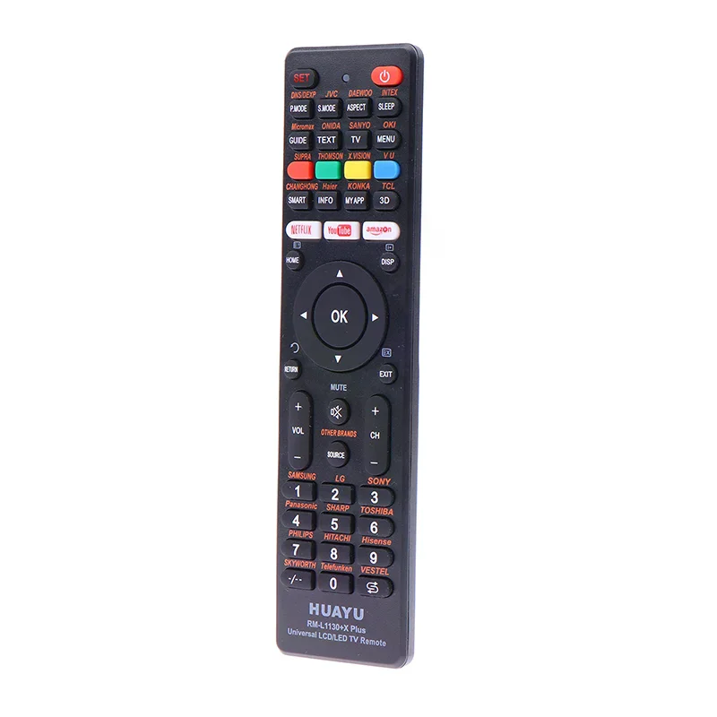 Фото Универсальный сменный пульт дистанционного управления Remote Plus Rm l1130 x для телевизора, высококачественный прочный материал, простая установка, идеальный выбор для подарка №1