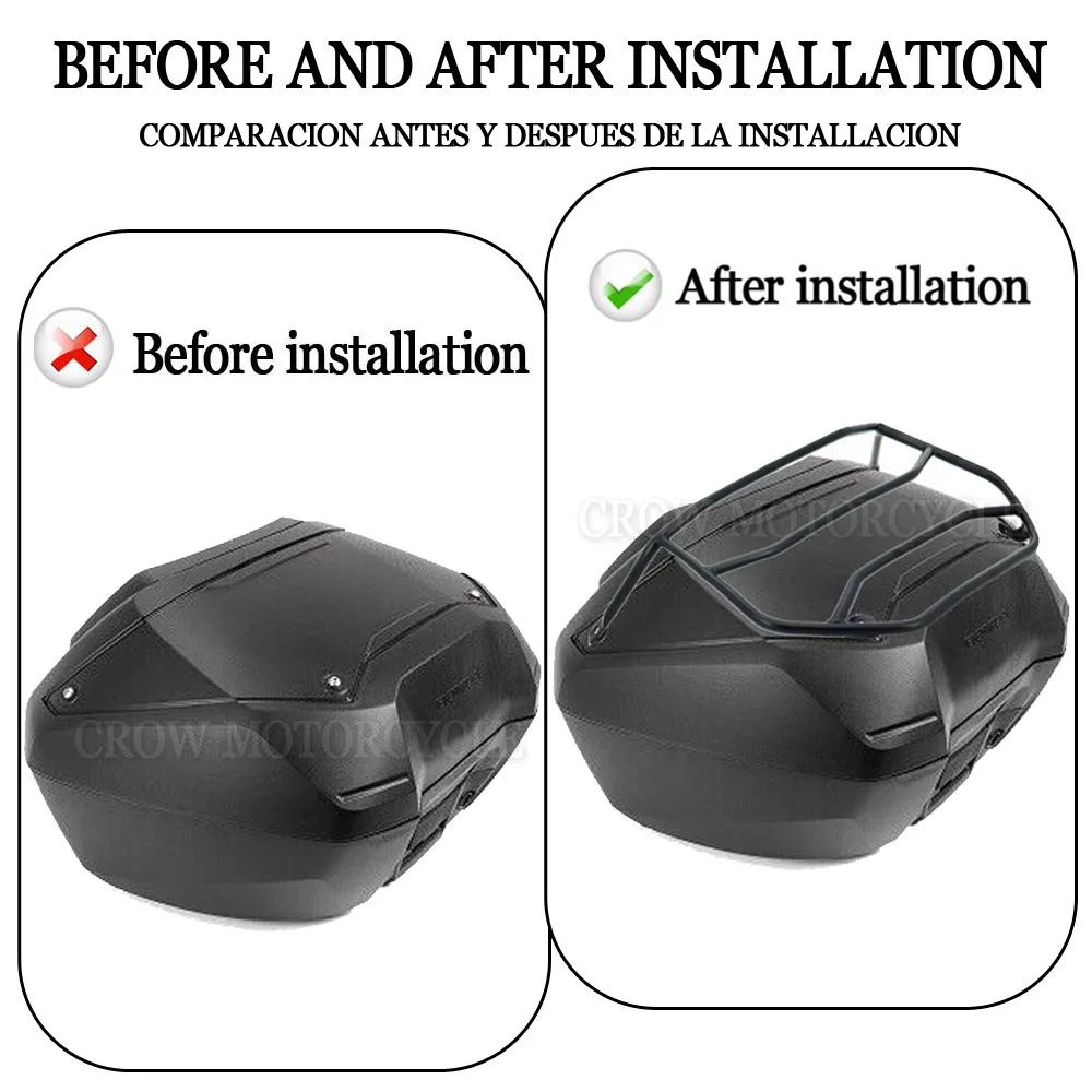 Для HONDA NT1100 NT 1100 NC750X NC 750X 2022 новая мотоциклетная черная багажная стойка рейка