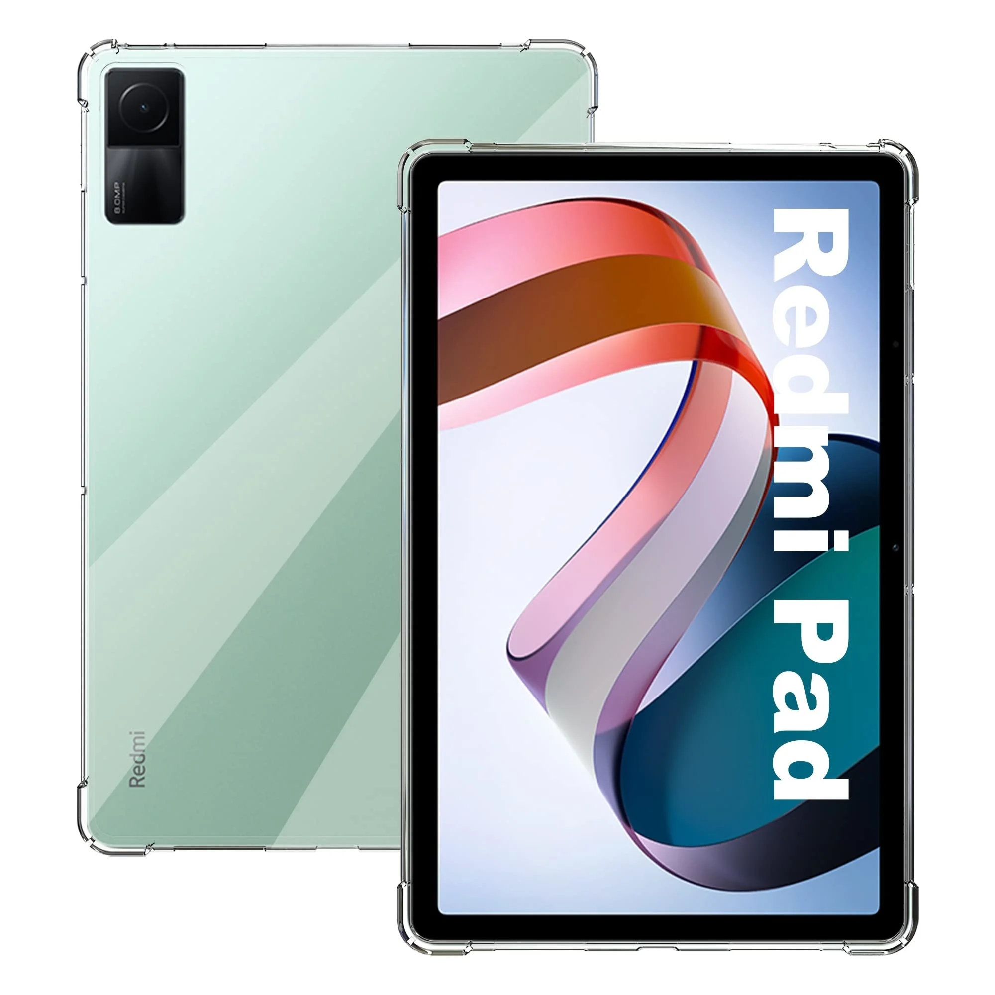 

Прозрачный чехол из ТПУ для Xiaomi Redmi Pad 10,61 дюйма 2022 с противоударными защитными углами тонкий мягкий прозрачный защитный чехол Лидер продаж