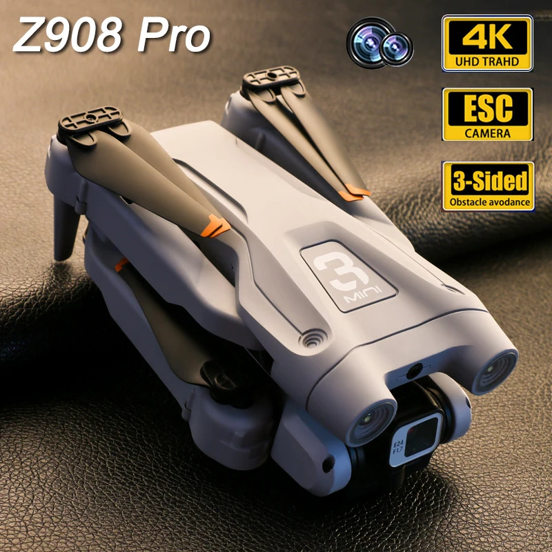 

Z908 PRO Дрон 4k Профессиональный мини Дроны с ESC камерой FPV для селфи Радиоуправляемый квадрокоптер с оптическим потоком для обхода препятствий...