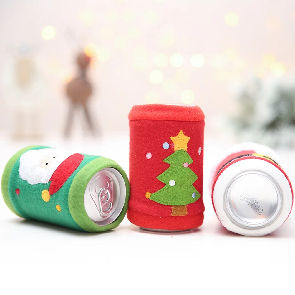 

Can Sleeves Christmas Bottle Sleeve Beer Cooler Soda Santa Covers Insulated Drink Cover Beveragethermocoolers Energyinsulator