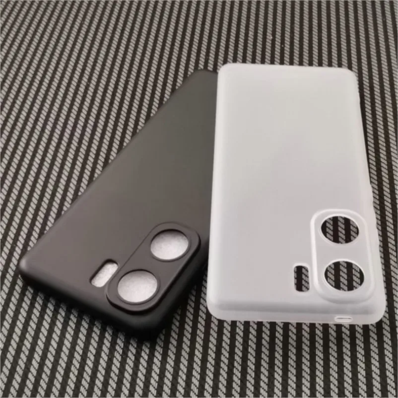 2 шт. черно-белые матовые Силиконовые чехлы из ТПУ для vivo iqoo neo 9 pro neo9 neo9pro