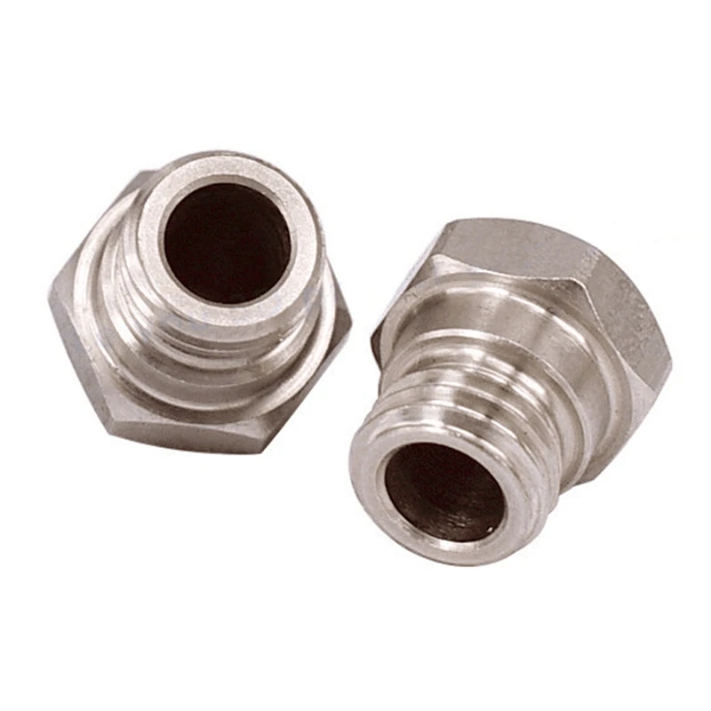 

5PC New Arrival 3D Printer M7 Stainless Steel MK10 Nozzle 0.4Mm For 1.75Mm 3D Printer Parts