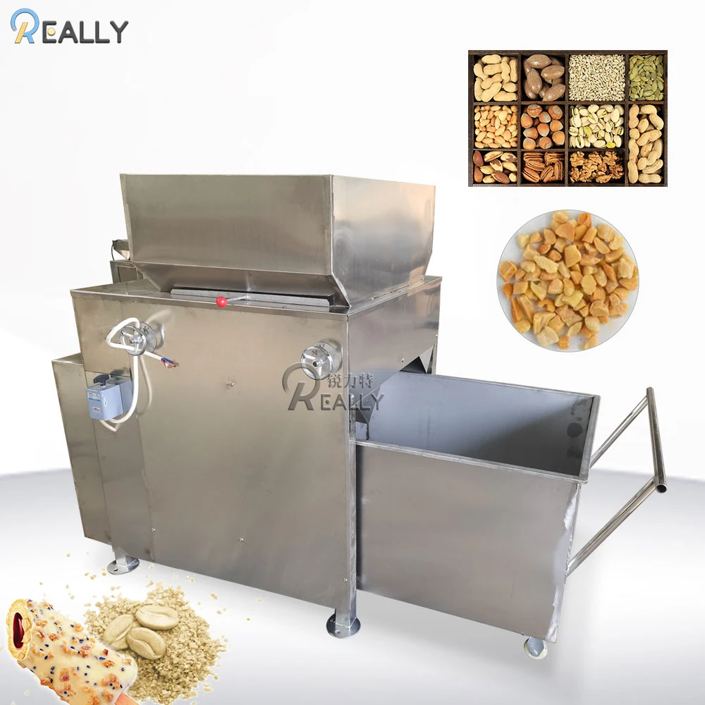 

800KG/H Peanut Kernel Slivering Almond Strip Cutting Roasted Nut Cutting Machine Nut Chopping Machine