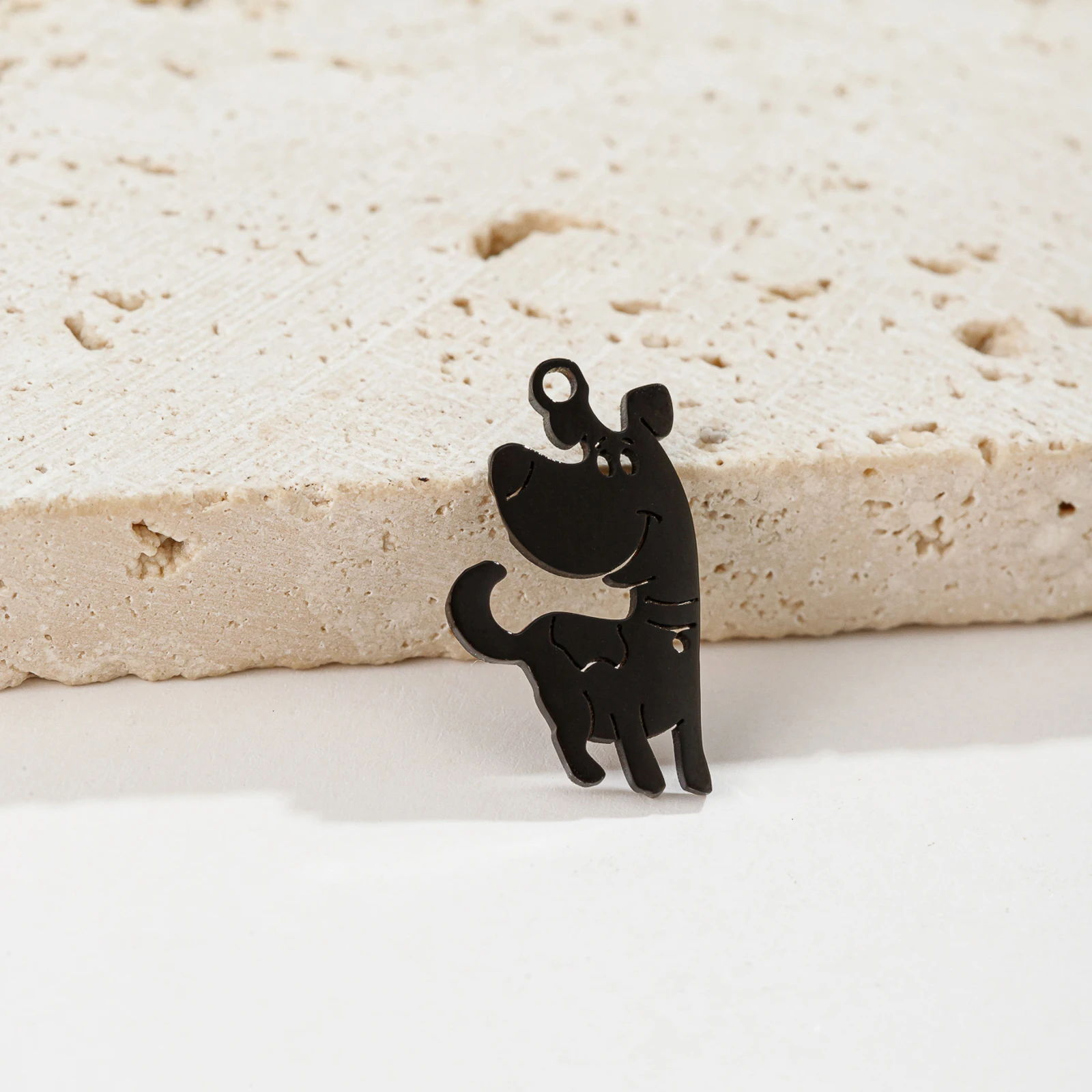 Shuangshuo 5 шт./лот подвески милая собака 17x10 мм изготовление DIY ручной работы из