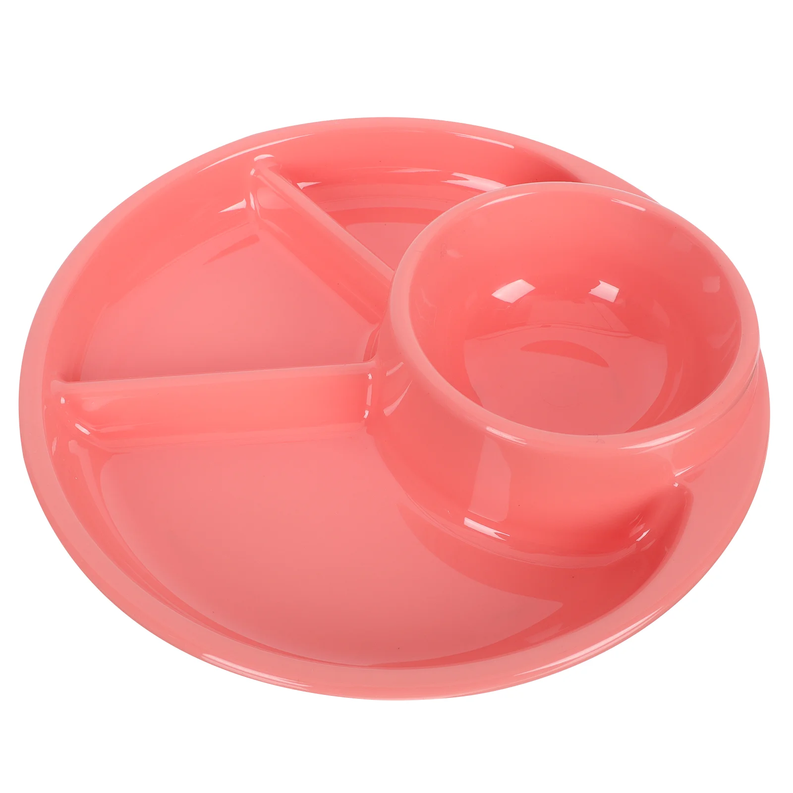 

Plate Divided Plates Portionserving Kids Compartment Tray Dishes Dish Control Dinner Platter Loss Weight Diet Appetizer