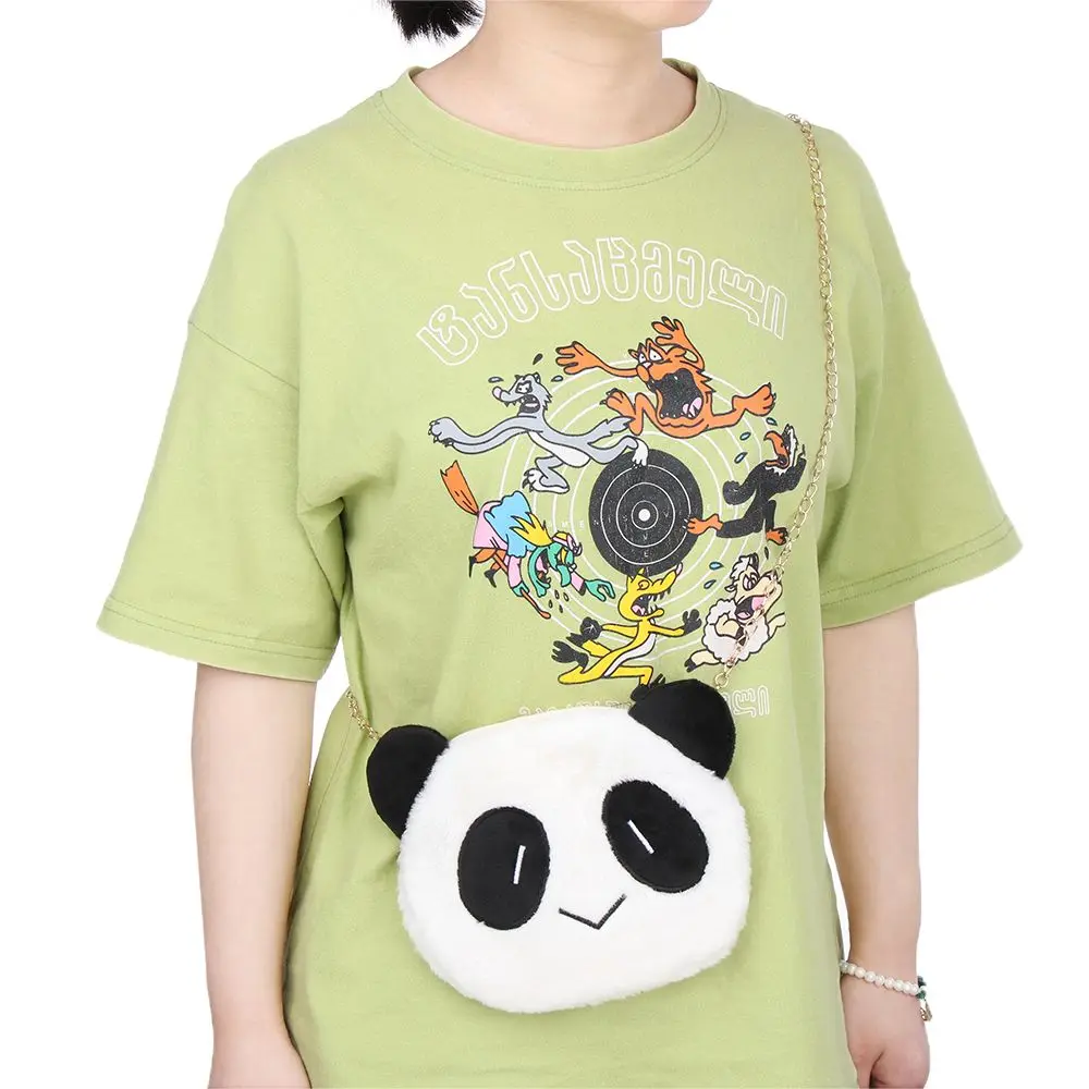 Многофункциональная милая плюшевая сумка через плечо с пандой для женщин