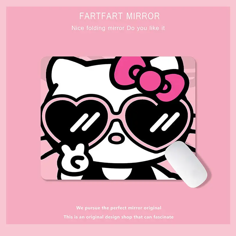 

Kawaii Hello Kitty Sanrio Kuromi, супер милая маленькая фотография, подходит для компании, офиса, аксессуары для видеоигр, настольная подставка