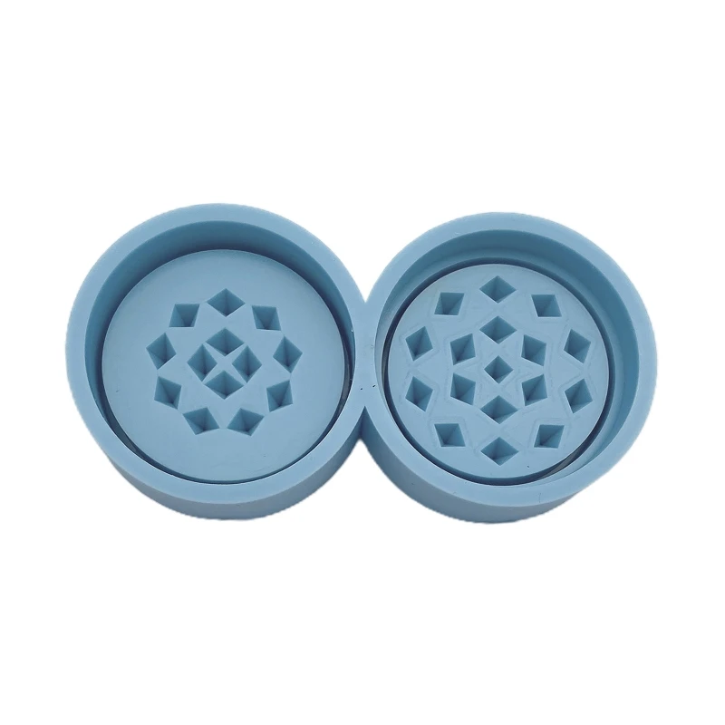 

Epoxy Resin Mold Tobacco Grinder Leaf Herbal Herb Smoke Spice Crusher Silicone Mould DIY Crafts Making Tools