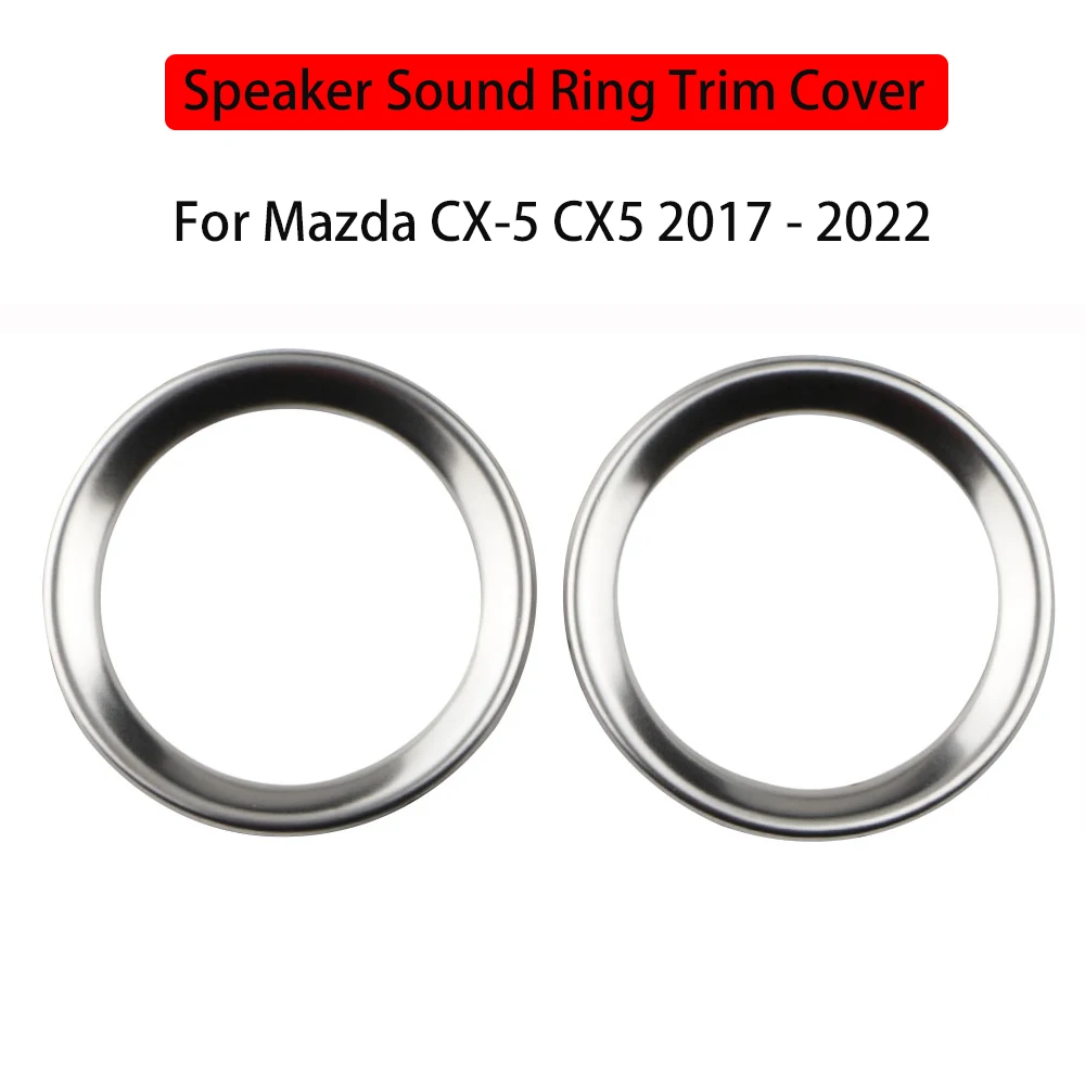 

Daefar для Mazda CX-5 CX5 2017-2022, звуковое кольцо, отделка крышки динамика, украшение из нержавеющей стали, аксессуары для внутренней отделки