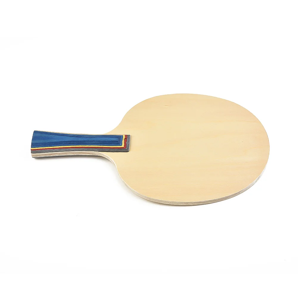 

Table Tennis Racket Bottom Plate 5 Ply Wood Ping Pong Blade Paddle Long Handle Arc Attack Type Fast Break Bat For Trainers