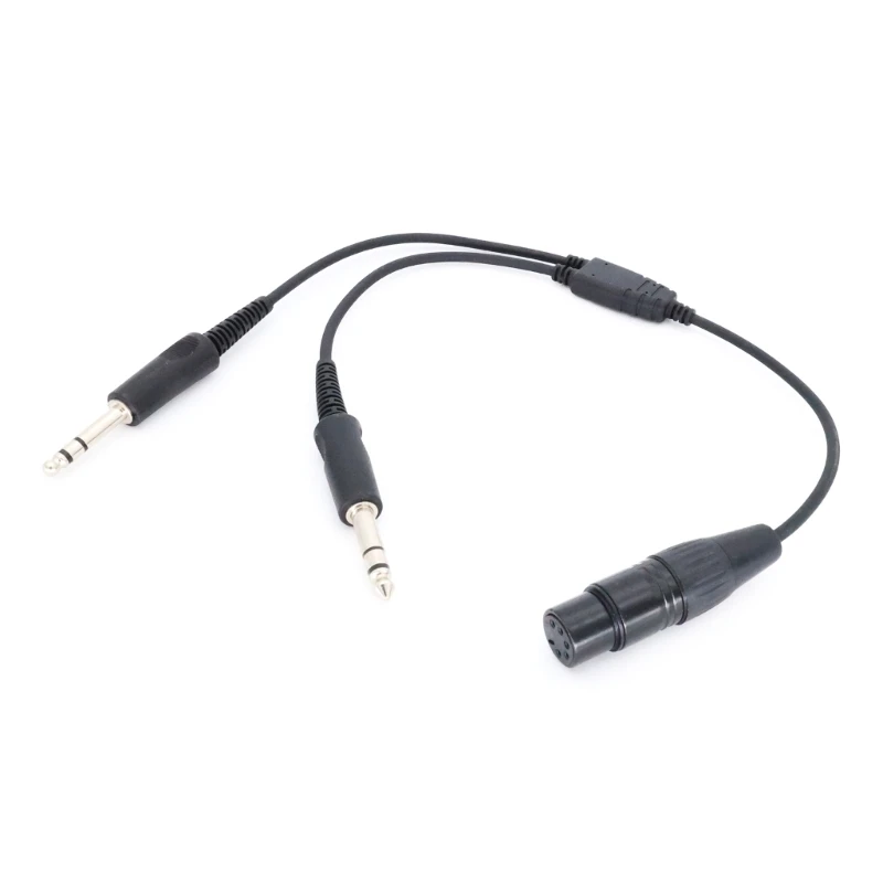 

Upgraded Your Aviation Headphones with a GAs to XLRs Adapter Cable Easy to Use